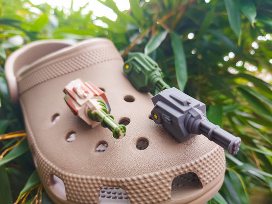 Tank Turret Clog Charms