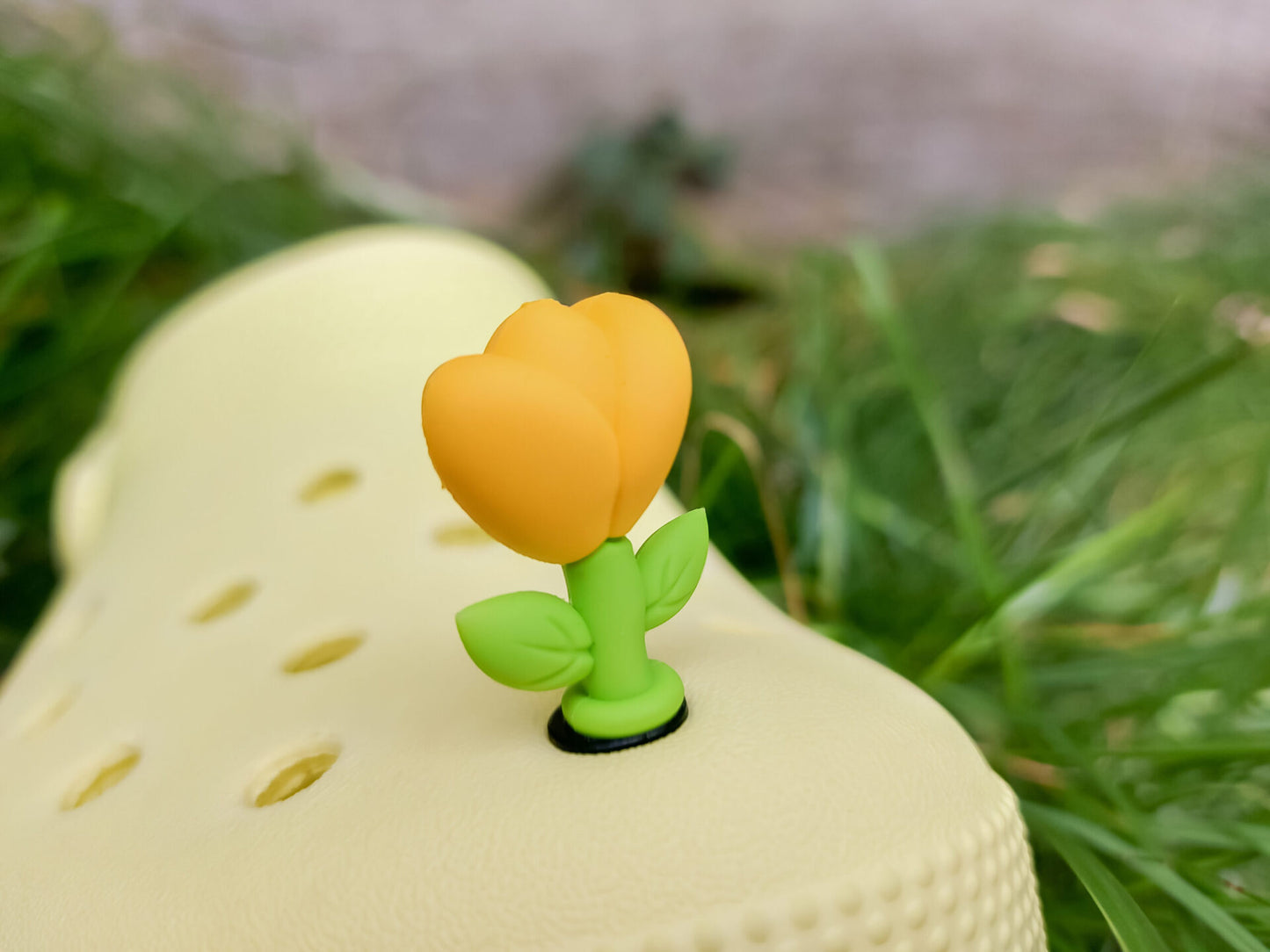 Tulip Flower Clog Charms