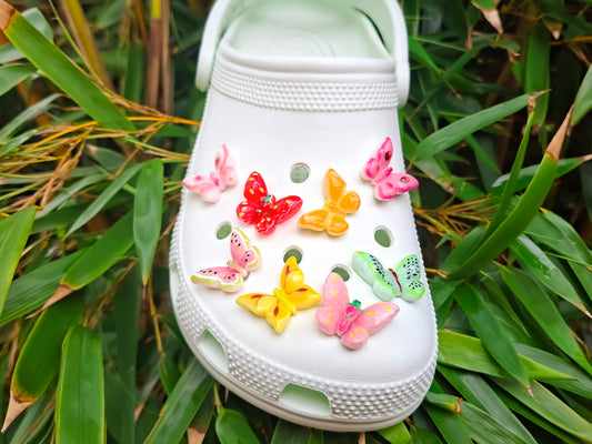 Frucht Schmetterling Clog-Anhänger