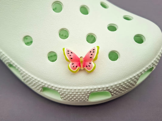 Fruit Butterfly Clog Charms
