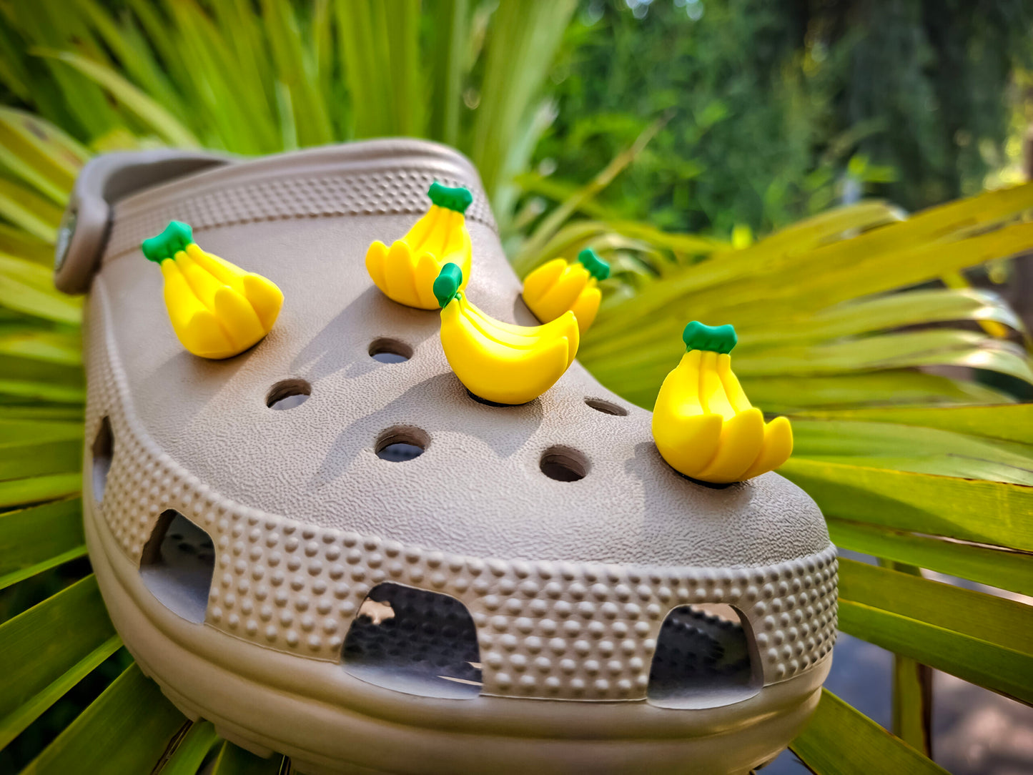 Banana Bunch Clog Charms