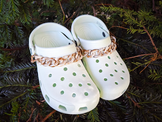 Marble Clog Chains 2pc Set