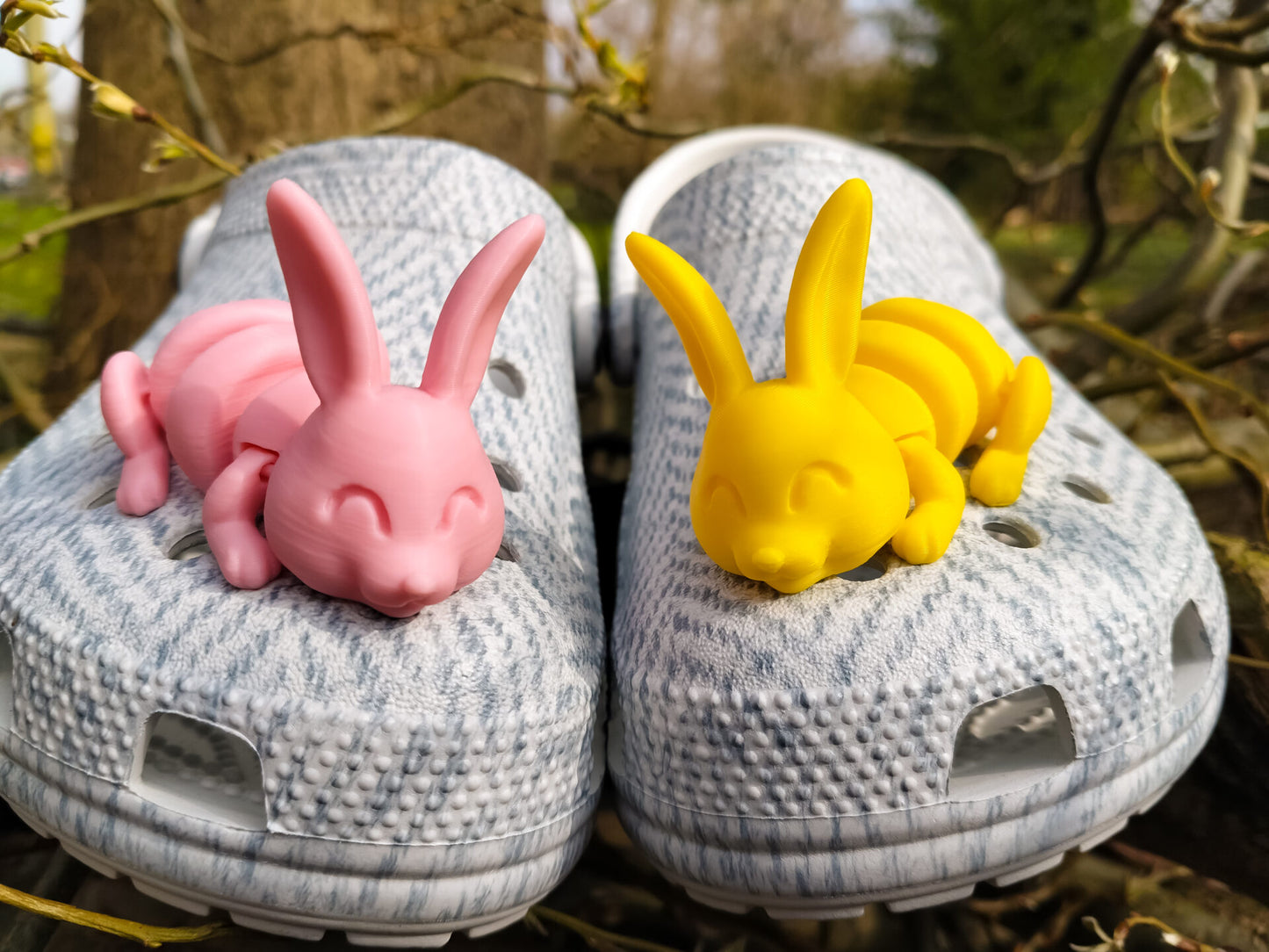 Flexi Bunny Clog Charm