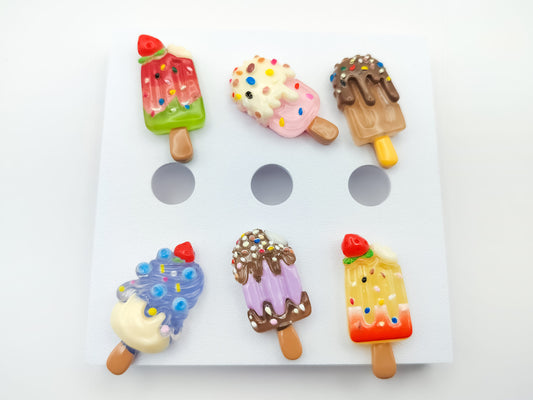 Fruit Popsicle Clog Charms