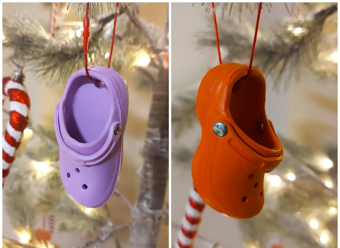 Mini Clog Christmas Ornament