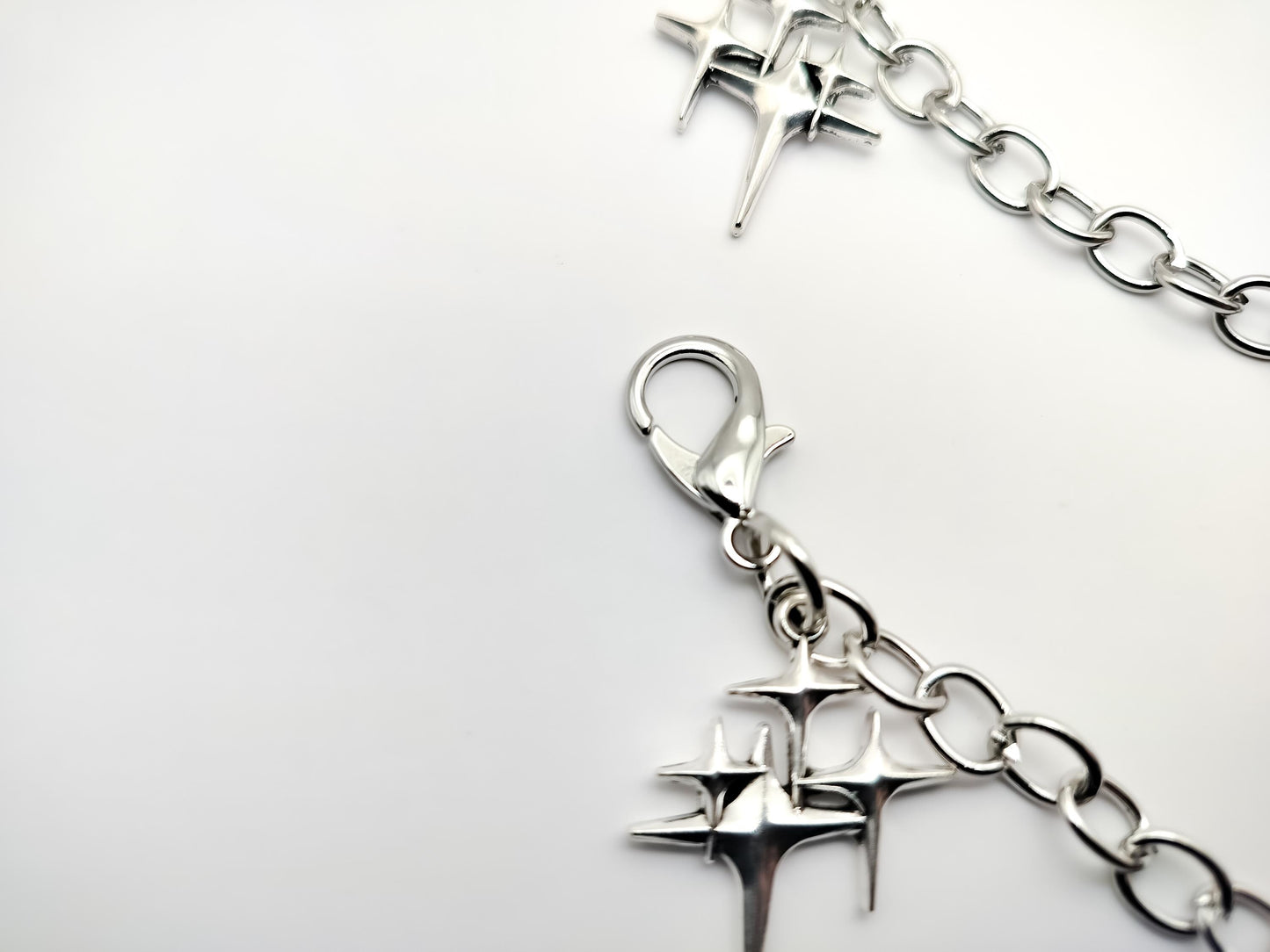 Star Pendant Shoe Chains 2pc Set