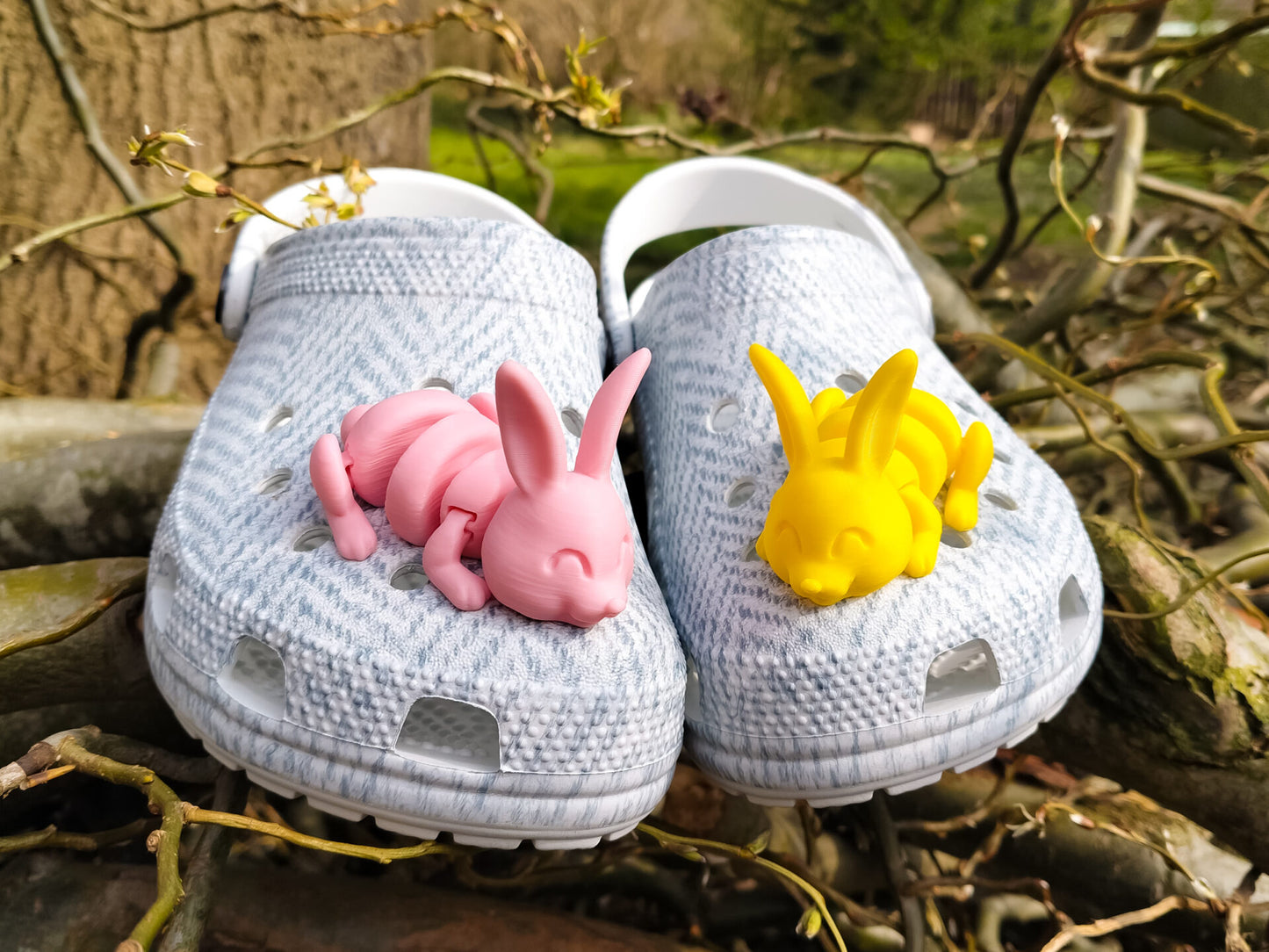 Flexi Bunny Clog Charm