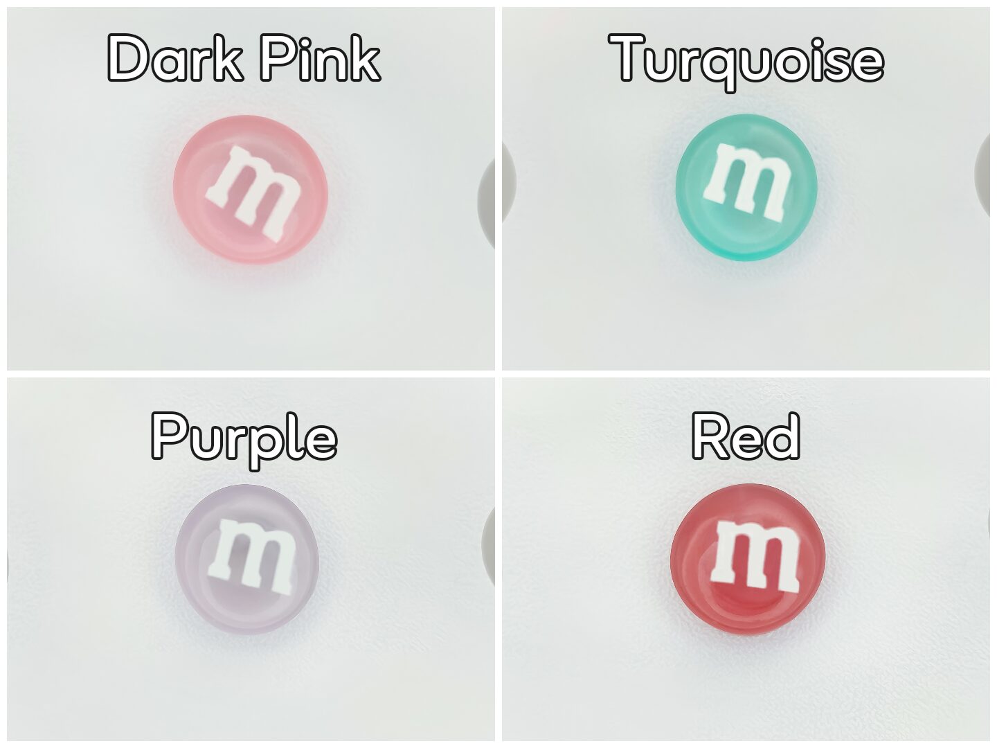 Luminous M&M Candy Clog Charms