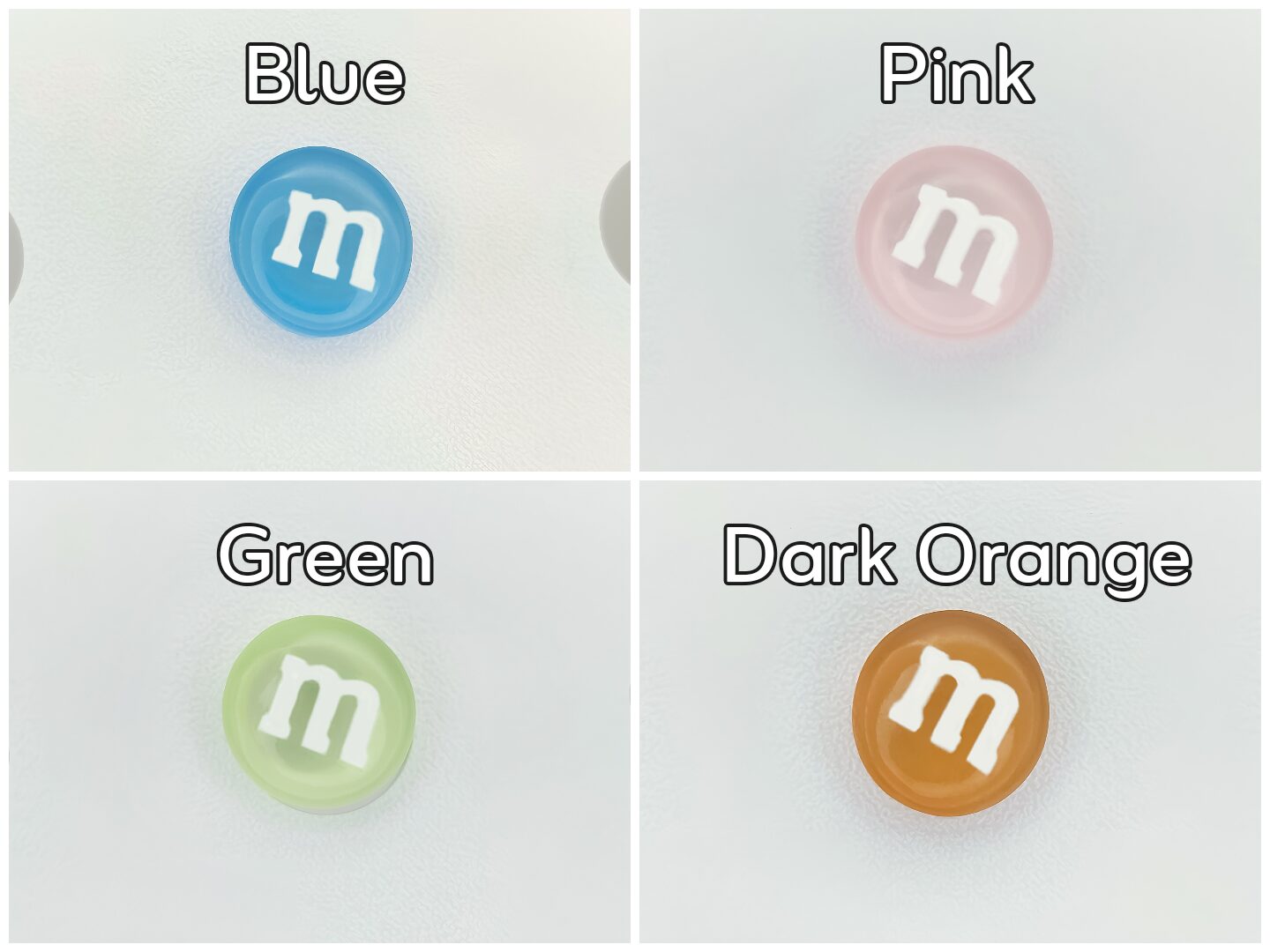 Luminous M&M Candy Clog Charms