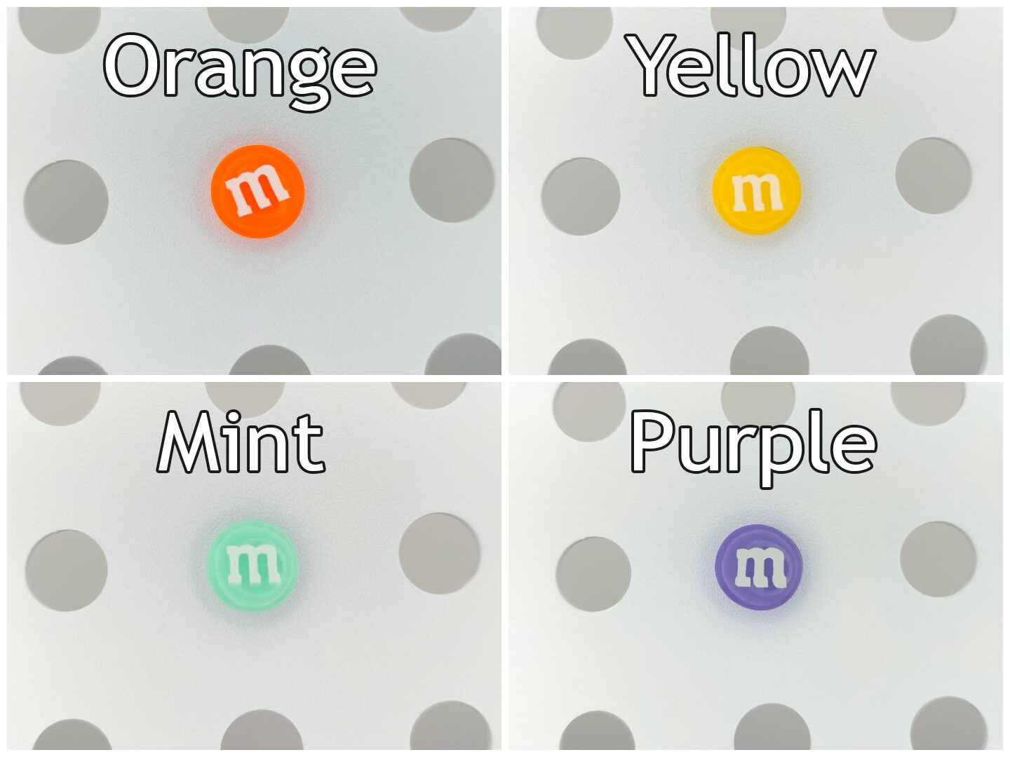 M&M Candy Clog Charms