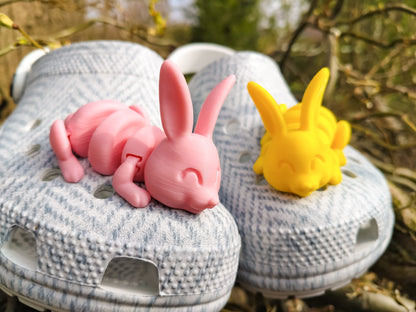 Flexi Bunny Clog Charm