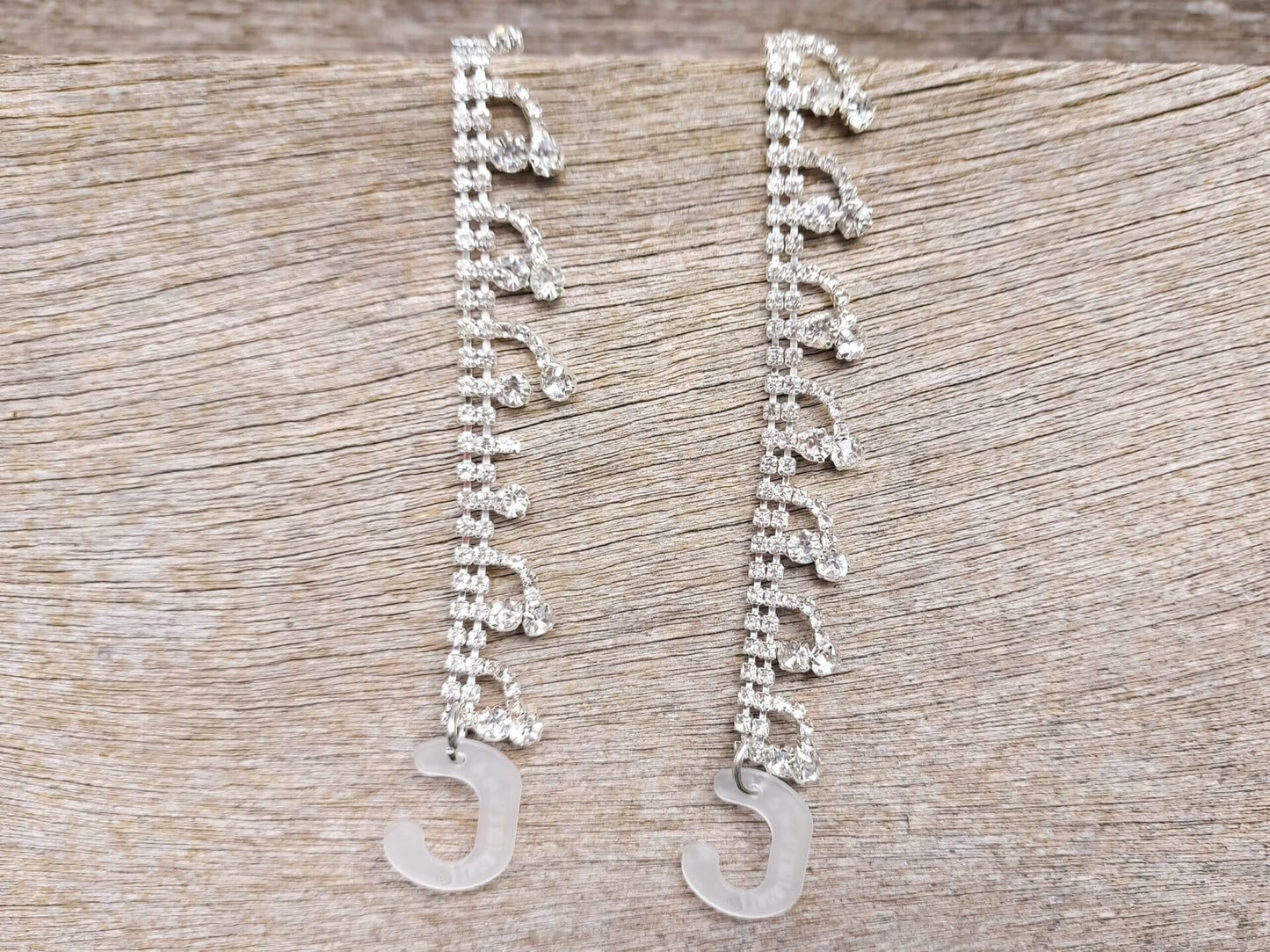 Rhinestone Clog Chains 2pc Set