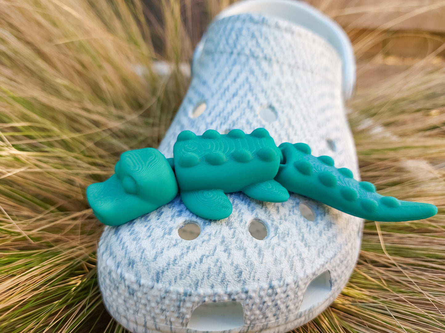 Flexi Crocodile Clog Charm