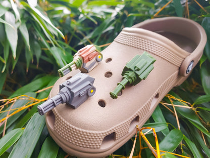 Tank Turret Clog Charms