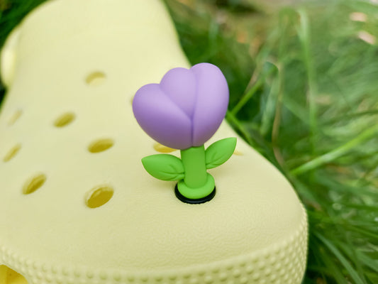 Tulip Flower Clog Charms