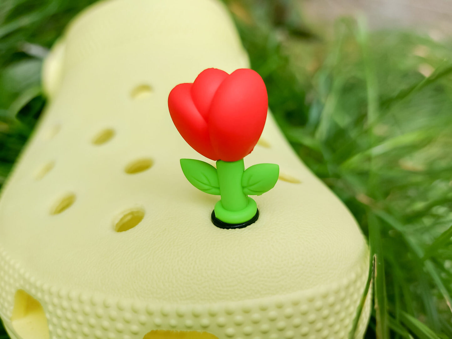 Tulip Flower Clog Charms