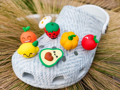 Fruit & Veggie Clog Charms