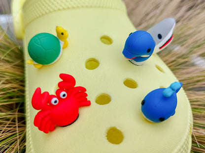 Sea Creatures Clog Charms