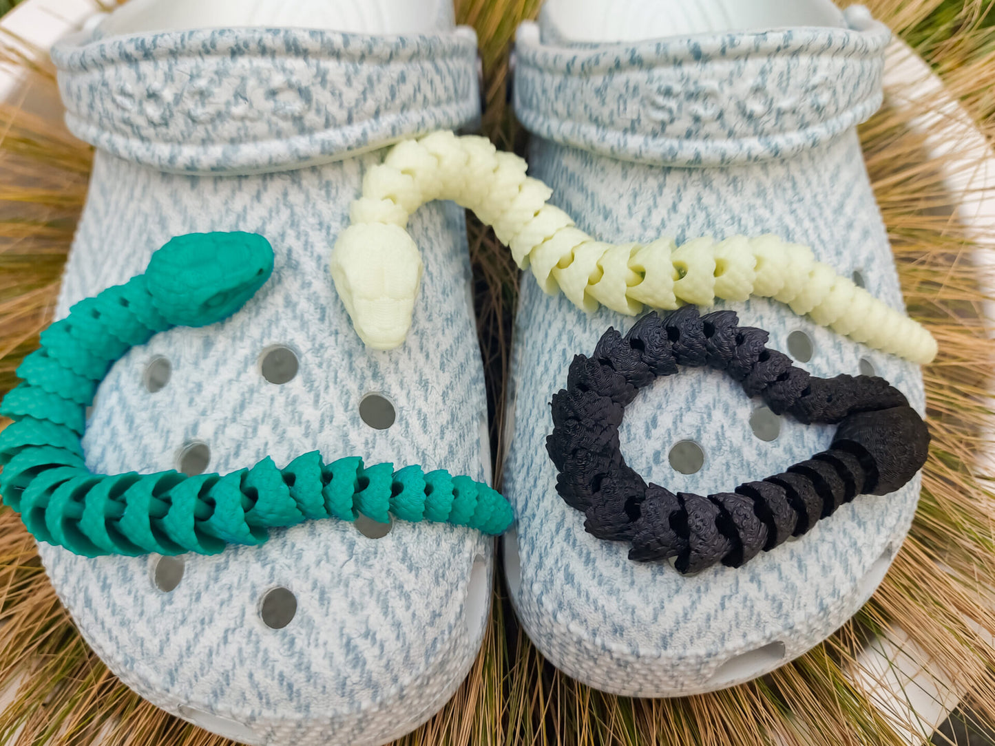 Flexi Snake Clog Charm
