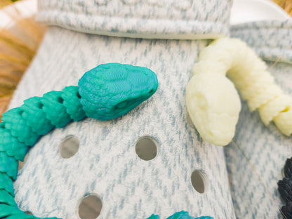 Flexi Snake Clog Charm