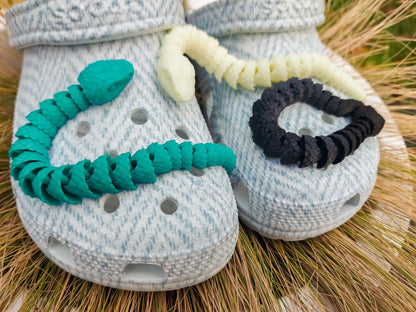 Flexi Snake Clog Charm