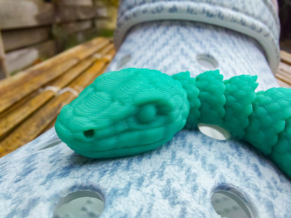 Flexi Snake Clog Charm