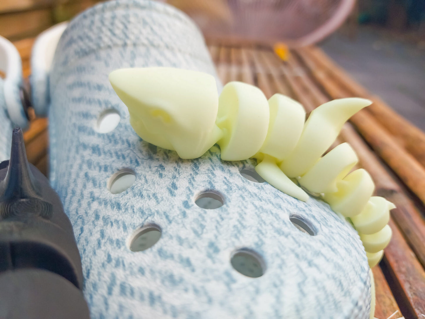 Flexi Shark Clog Charm