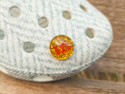 Glitter M&M Candy Clog Charms