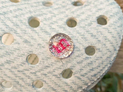 Glitter M&M Candy Clog Charms