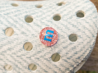 Glitter M&M Candy Clog Charms