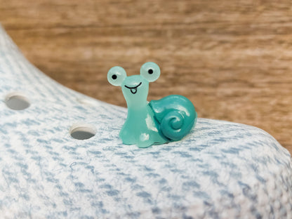 Luminous Snail Clog Charms