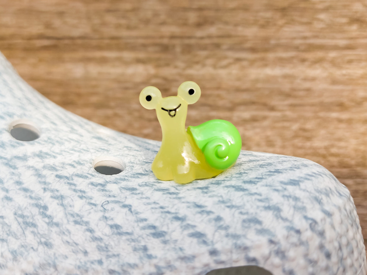 Luminous Snail Clog Charms