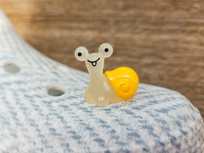 Luminous Snail Clog Charms