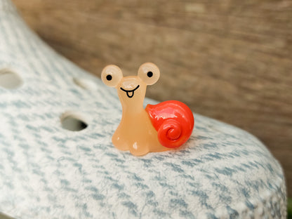 Luminous Snail Clog Charms