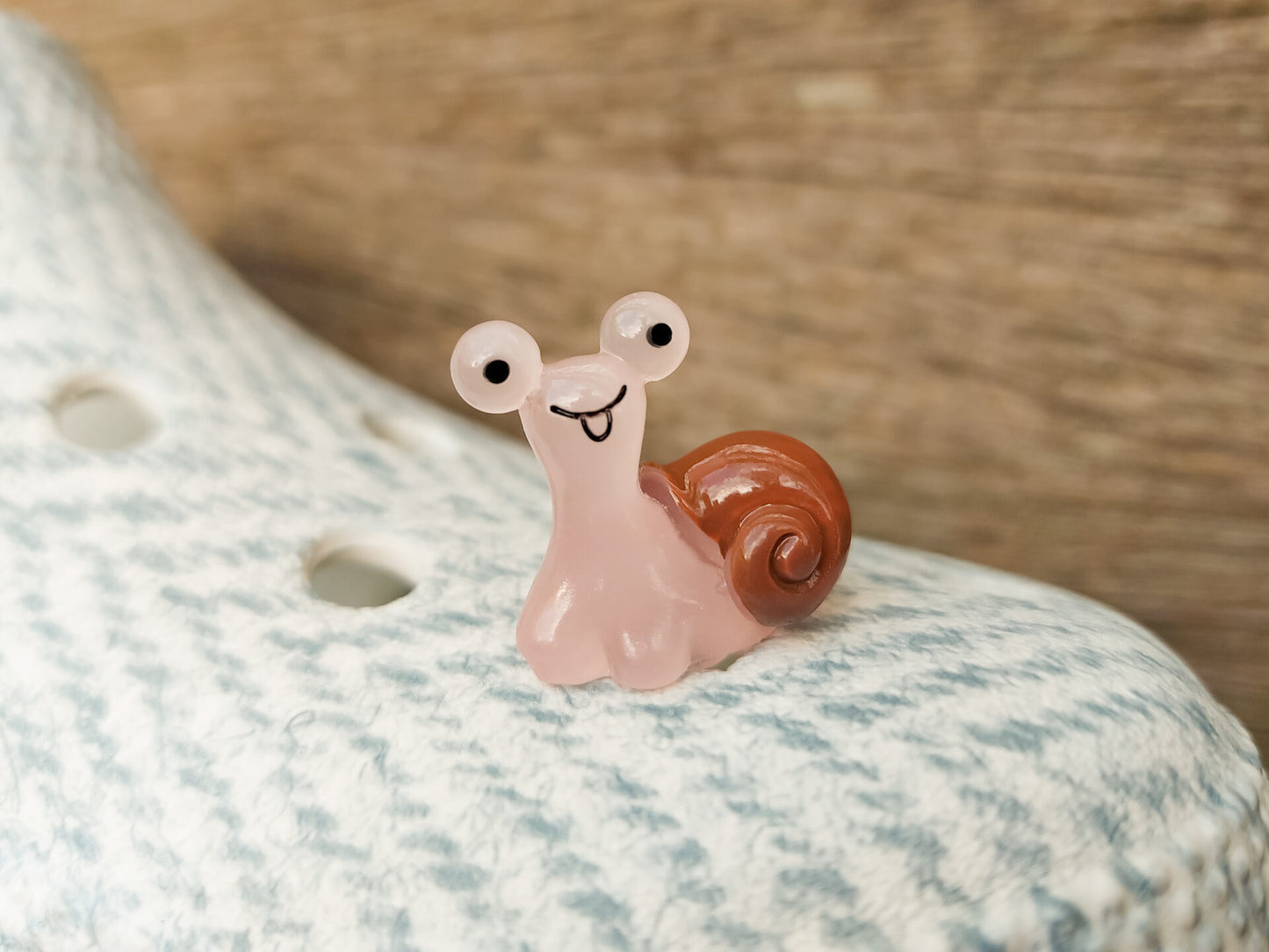 Luminous Snail Clog Charms