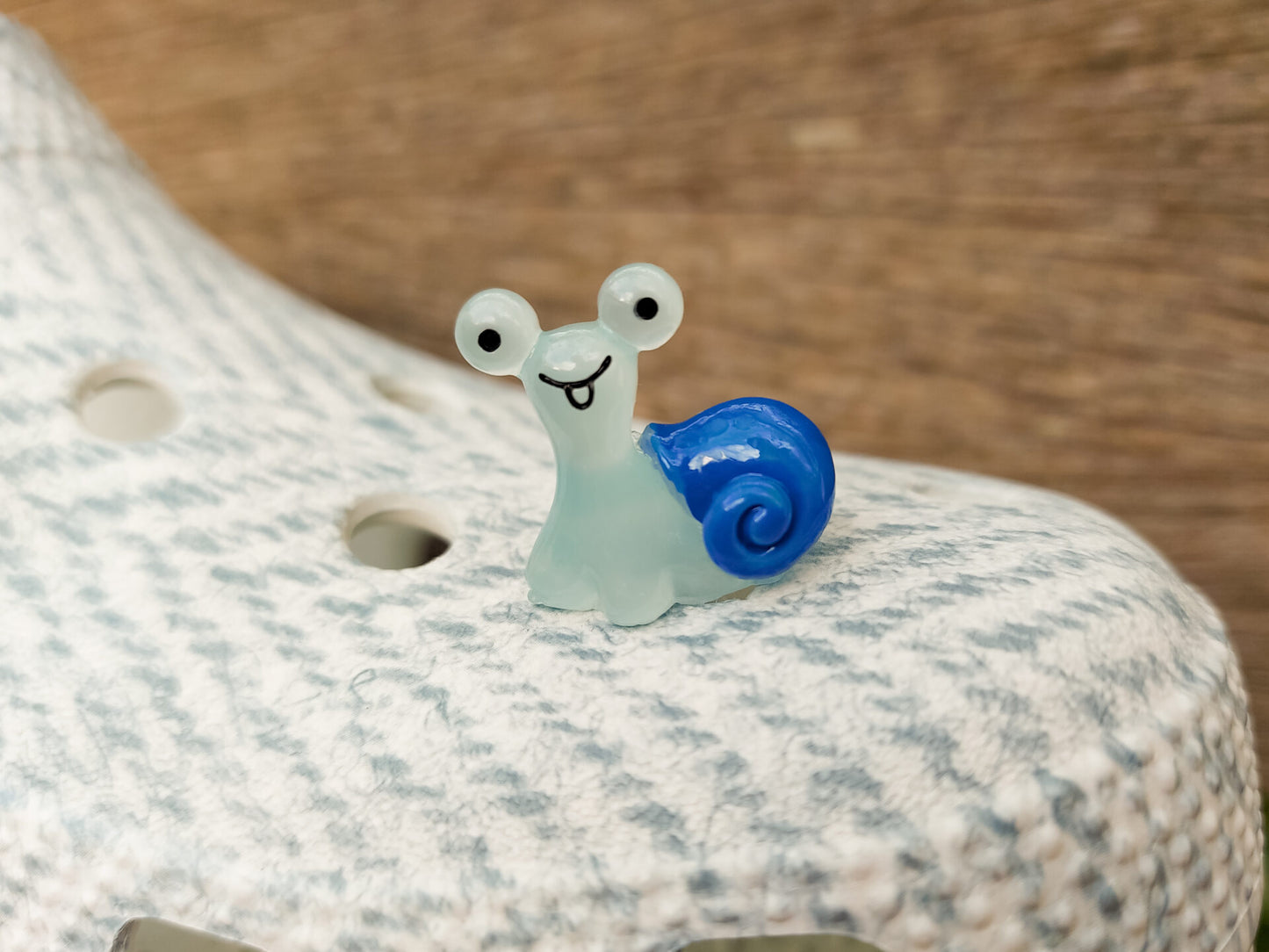 Luminous Snail Clog Charms