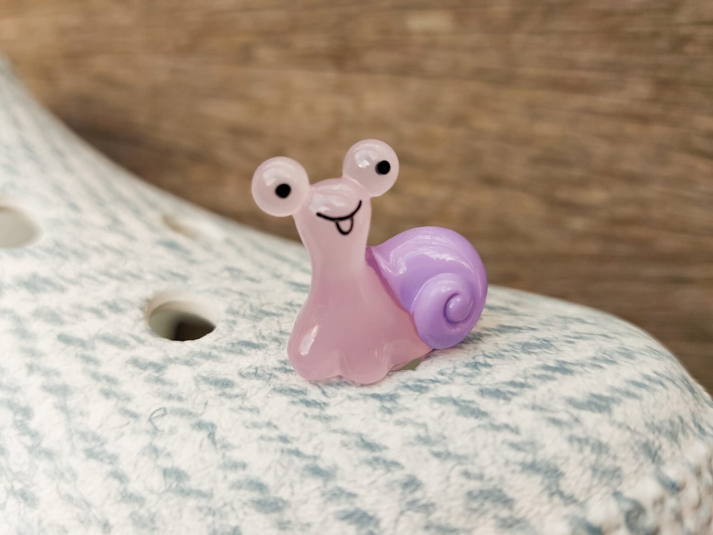 Luminous Snail Clog Charms