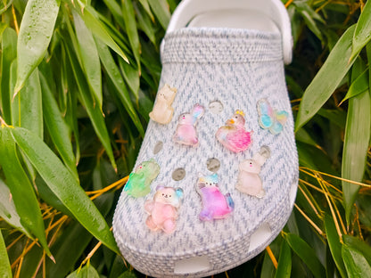 Magical Pastel Animals Clog Charms