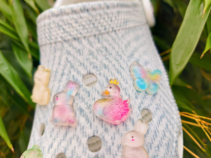 Magical Pastel Animals Clog Charms