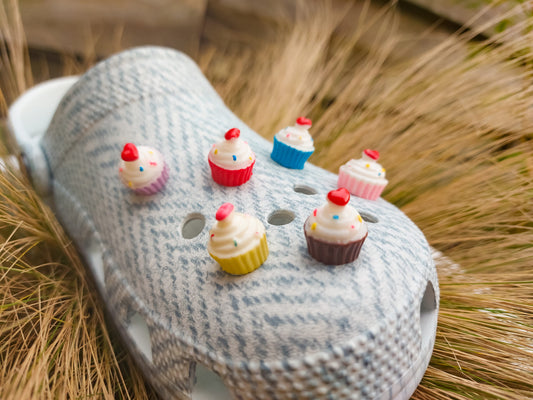 Mini Cupcake Clog Charms