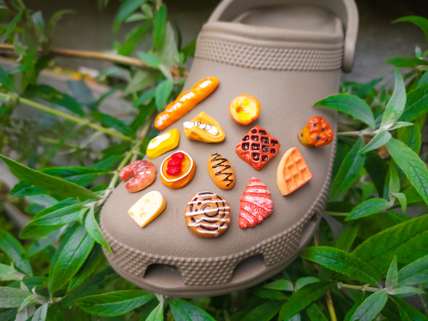 Breakfast Snacks Clog Charms