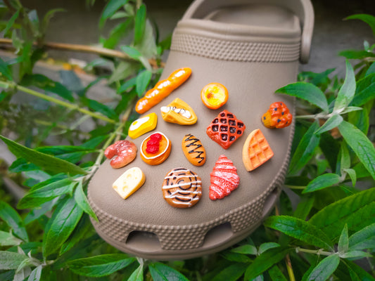 Breakfast Snacks Clog Charms