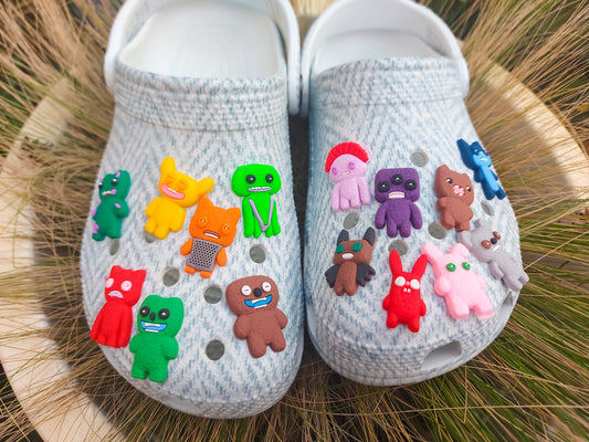 Ugly Monster Clog Charms