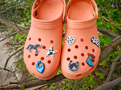 Cowboy Western Clog Charms