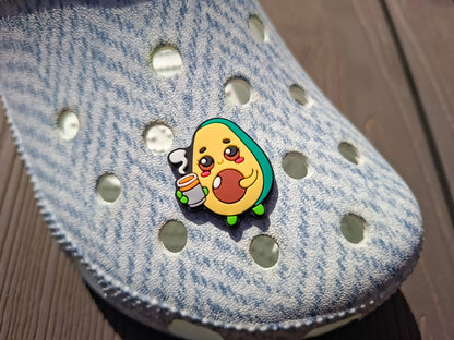 Avocado-Clog-Anhänger
