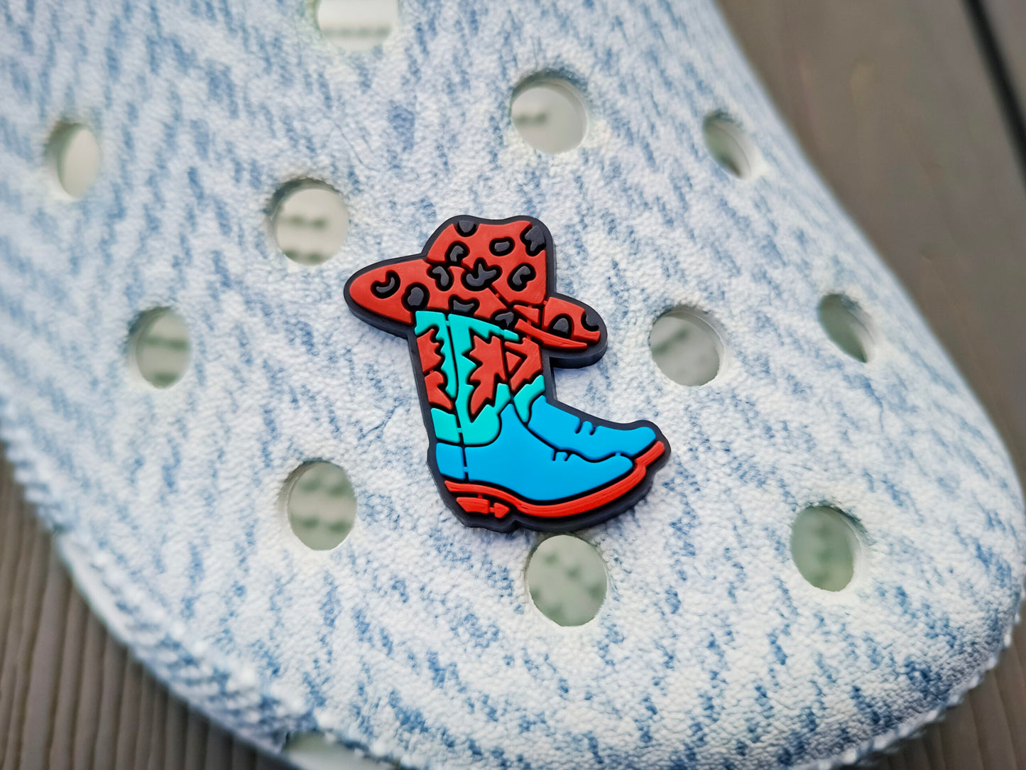 Cowboy Western Clog Charms