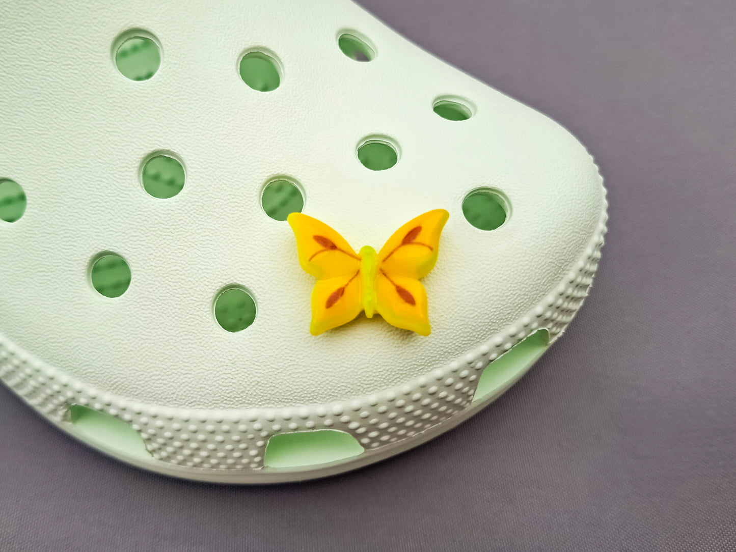 Fruit Butterfly Clog Charms