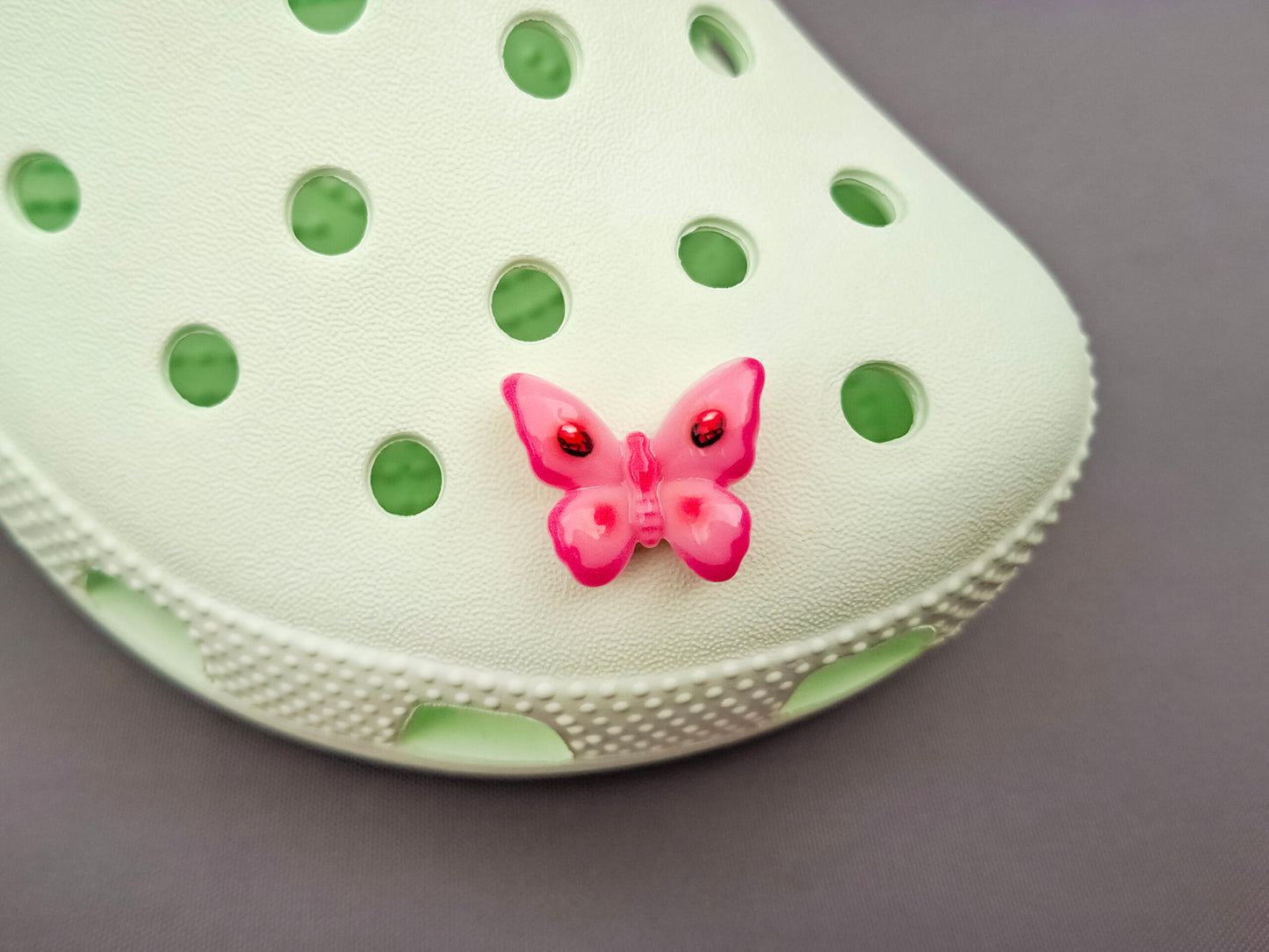 Fruit Butterfly Clog Charms