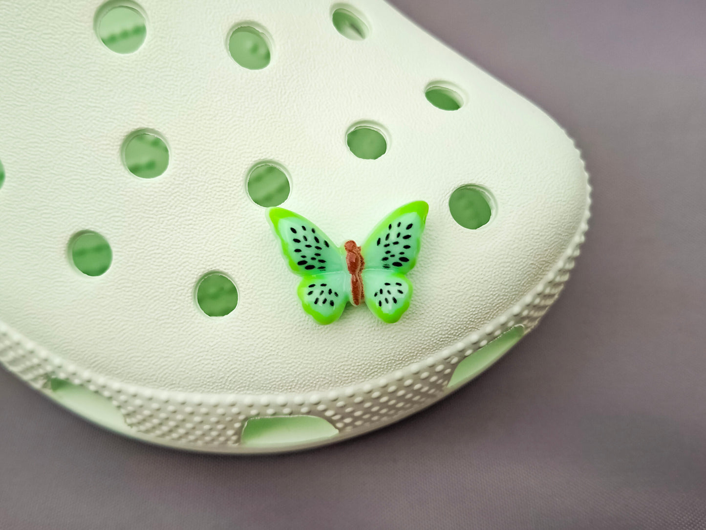 Fruit Butterfly Clog Charms
