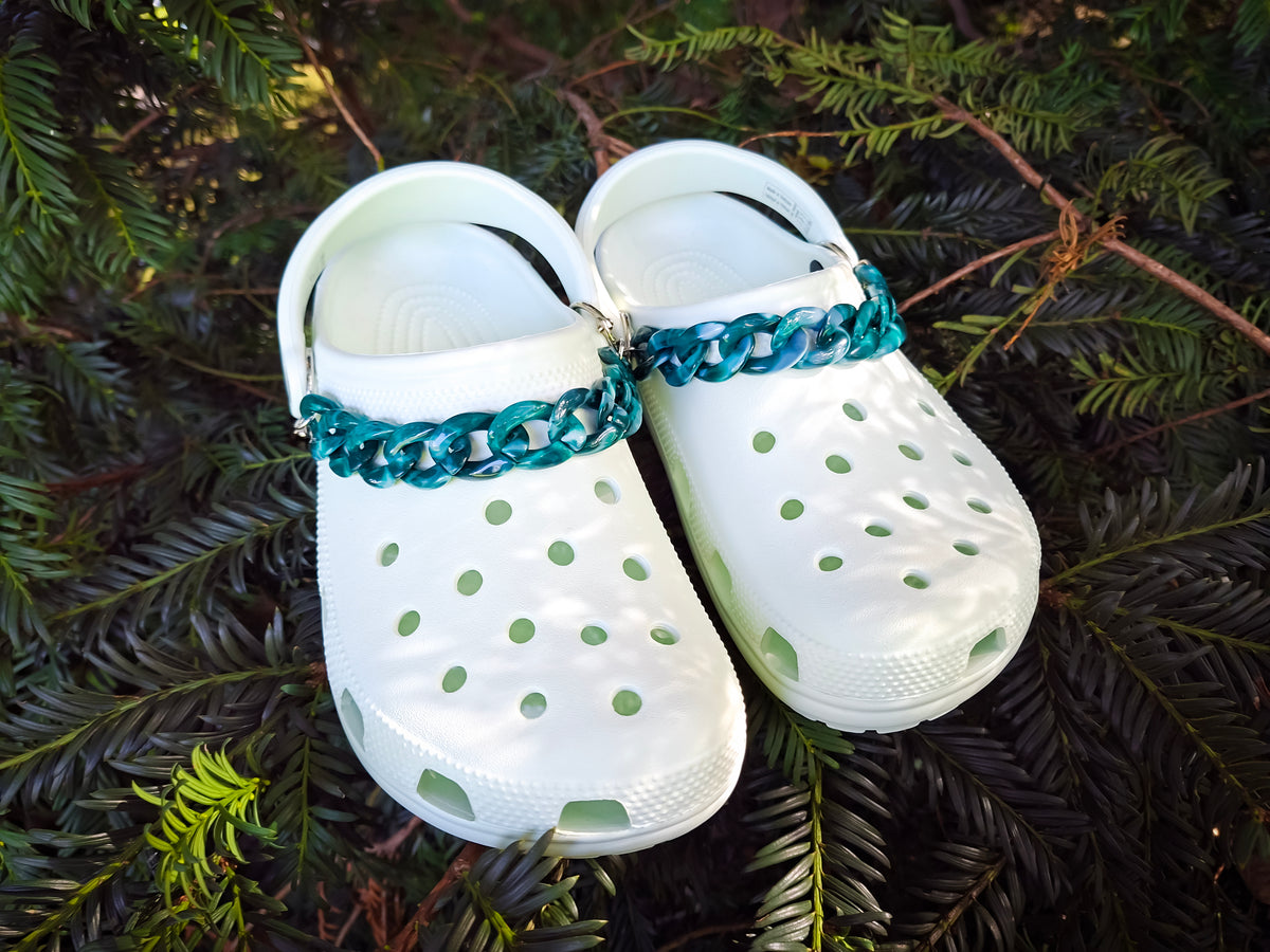 Marmor-Clog-Ketten 2er-Set